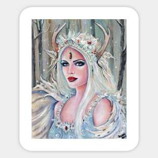 Alina Angel art By Renee Lavoie Sticker